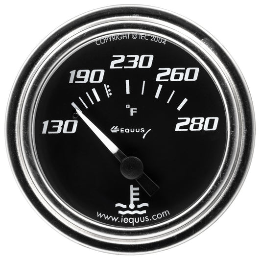 Equus   2.0 Dia Water Temp Gauge Chrome  130-280  EQUE7232