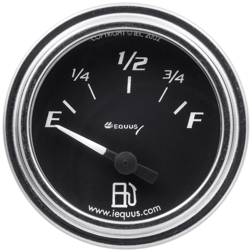 Equus 2.0 Dia Fuel Level Gauge Chrome MPN EQUE7362