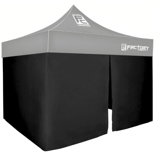 Factory Canopies   Wall Kit Black 10ft x 10ft Canopy  FAC40001-KIT