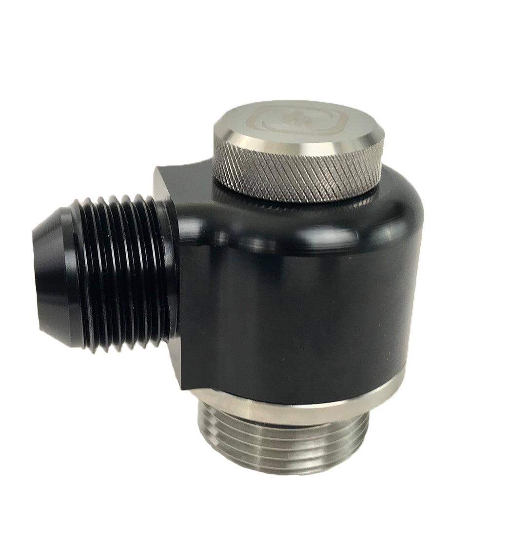 Frankenstein Engine Dynamics Swivel Breather Assem. 16an ORB to -12an MPN FED211032