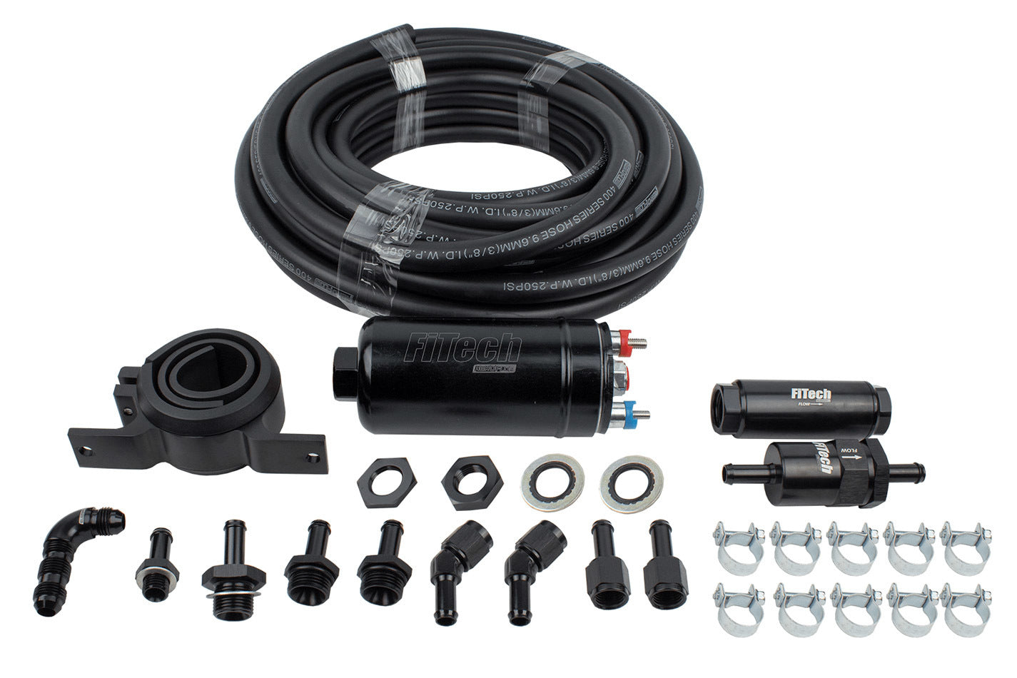 Fitech Fuel Injection Master Fuel Delivery Kit Inline Frame Mount MPN FIT50001