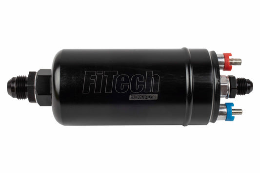 Fitech Fuel Injection   Inline 255Lph EFI Fuel Black Finish  FIT50101