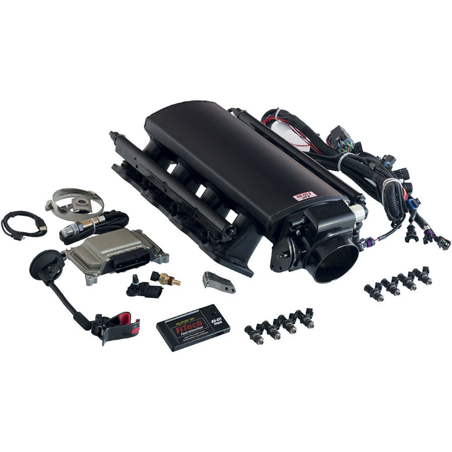 Fitech Fuel Injection Ultimate EFI LS Kit 500 HP w/Trans Control MPN FIT70012 For GM LS-Series