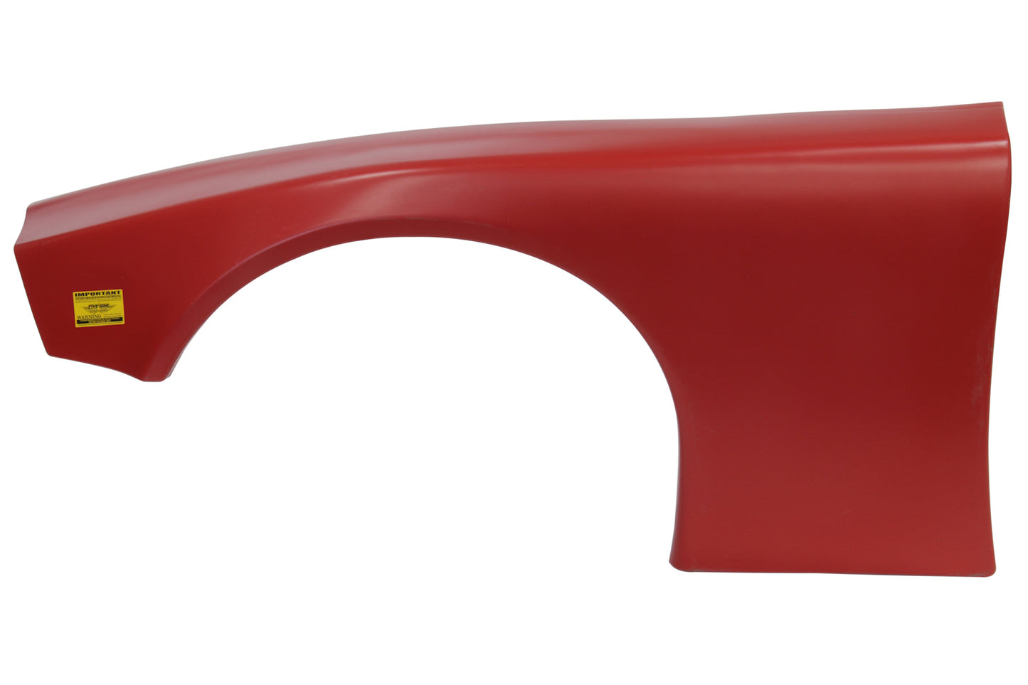 Fivestar   2019 LM Molded Plastic Fender Red Left  FIV11002-23051-RL