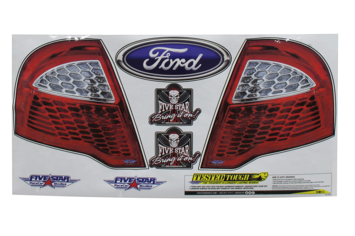 Fivestar   Tail Only Graphics 2010-12 Fusion  FIV590-450-ID