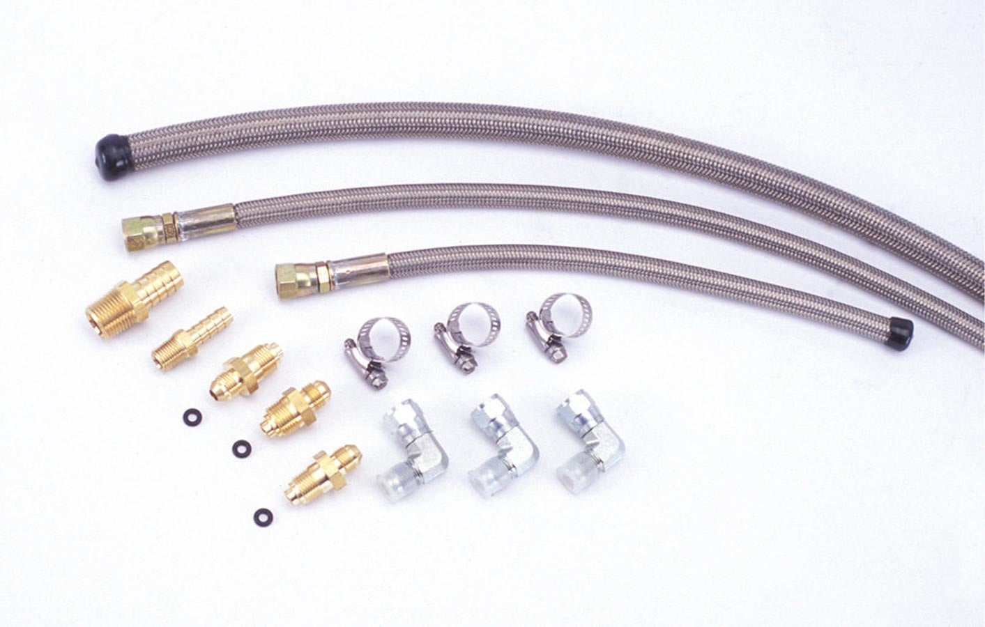 Flaming River Stainless Braided Hose Kit MPN FLAFR1610 For GM