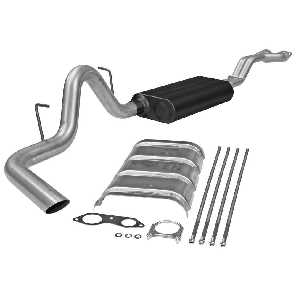 Flowmaster 96-99 GM Tahoe/Yukon 4Dr Force II Exhaust System MPN FLO17166 For Chevy, GM Fullsize SUV 1996-99