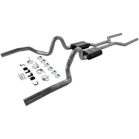 Flowmaster 3in Complete Exhaust Kit 68-72 GM A-Body MPN FLO17200 For GM A-Body 1968-72