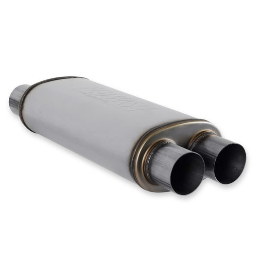 Flowmaster Muffler 3-1/2 Inlet 2-1/ 2 Dual Outlet MPN FLO72469 For Universal use