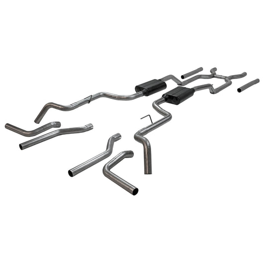 Flowmaster 63-66 Chevy C10 P/U Crossmember Back Exhaust MPN FLO817937 For GM Fullsize Truck 1963-66