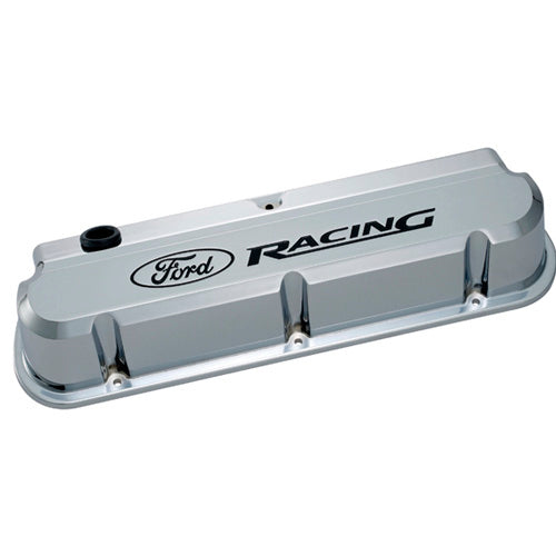 Ford Slant Edge Valve Cover Set w/Ford Racing Logo MPN FRD302-139 For Ford