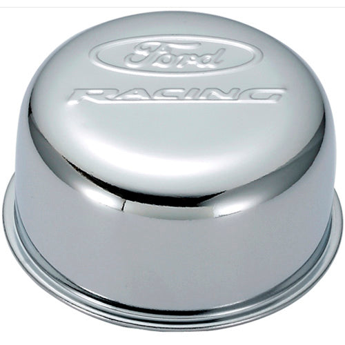 Ford   Chrome Steel Breather W/Ford Racing Logo  FRD302-200