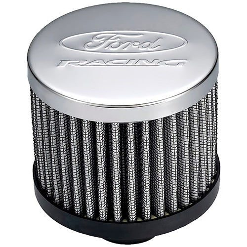 Ford Valve Cover Breather w/ Steel Top Chrome MPN FRD302-236 For Ford