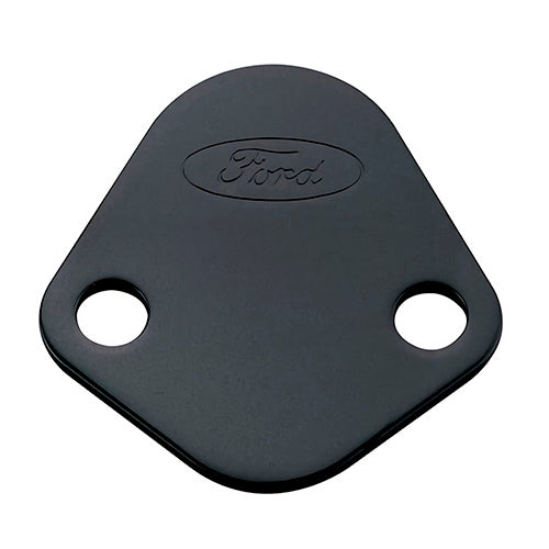 Ford   Fuel Pump Block-Off Plate Black w/Ford Logo  FRD302-291