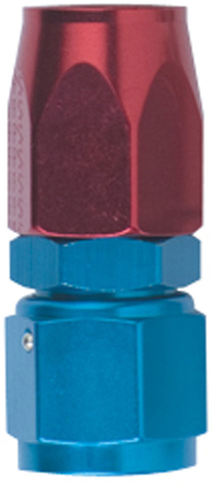 Fragola   Hose Fitting #6 Straight Black  FRG100106