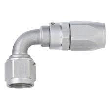 Fragola #4 x 90 Power Flow Hose End - Clear MPN FRG109004-CL