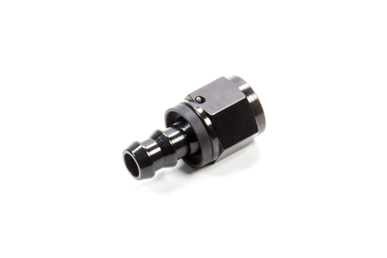 Fragola   Hose Fitting Push Lock #10 Str to #8 Hose Black  FRG200109-BL