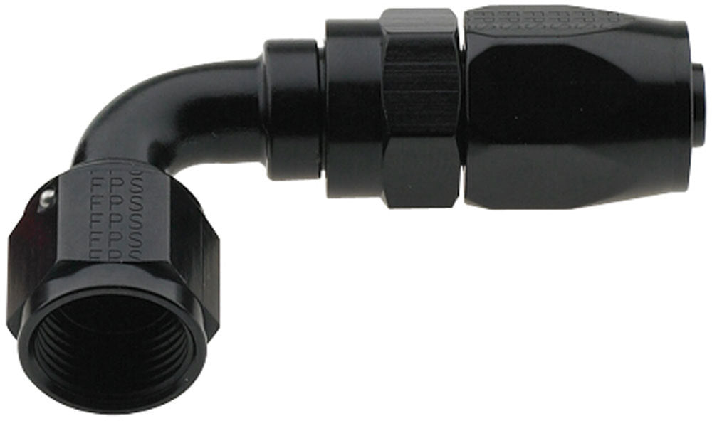 Fragola Hose Fitting #4 90 Deg Pro-Flow Black MPN FRG229004-BL 2000