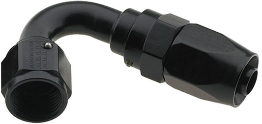 Fragola Hose Fitting #8 120 Deg Pro-Flow Black MPN FRG231208-BL