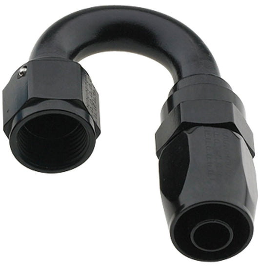 Fragola Hose Fitting #6 180 Deg Pro-Flow Black MPN FRG231806-BL