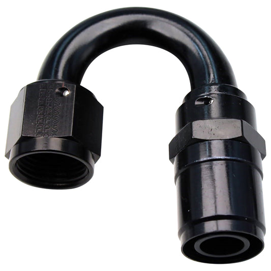 Fragola #6 Race-Rite Crimp-On Hose End 180-Degree MPN FRG2618006