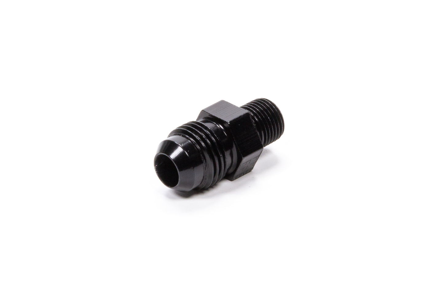 Fragola   Straight Adapter Fitting #6 x 1/8 MPT Black  FRG481662-BL