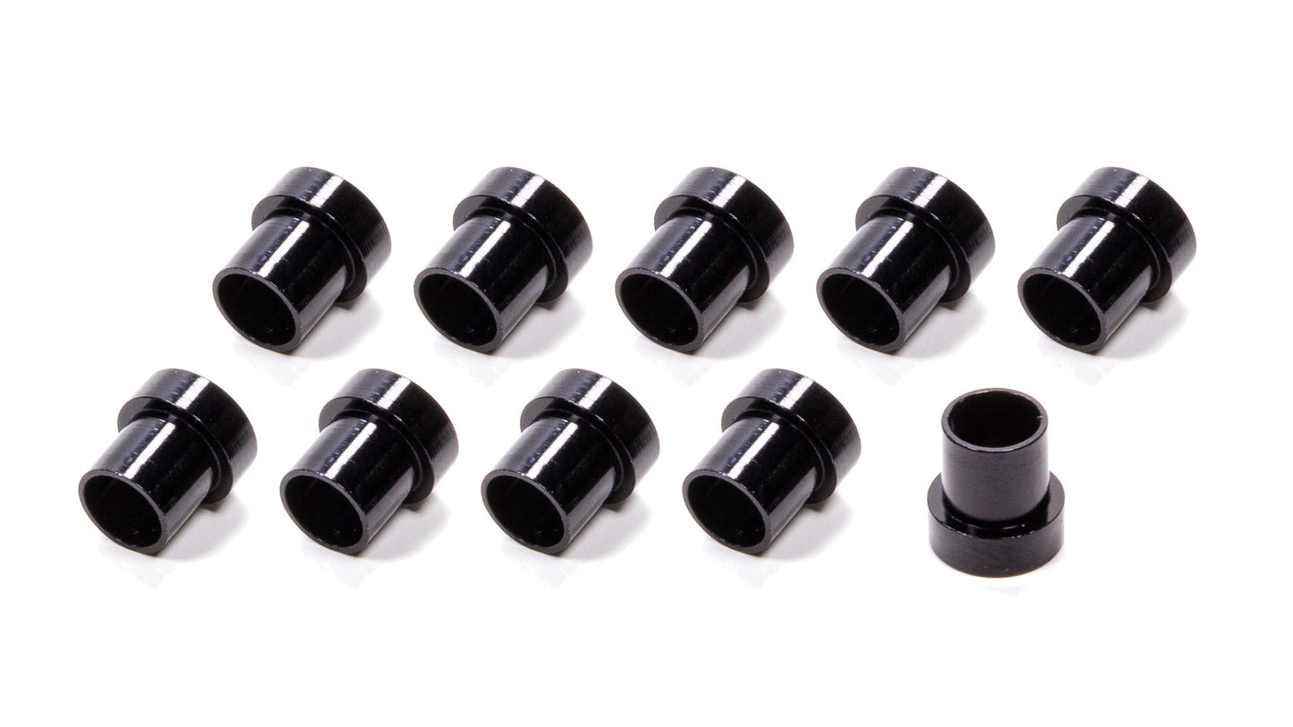 Fragola   #6 Alum Tube  Sleeves (10pk) Black  FRG481906-BL-10