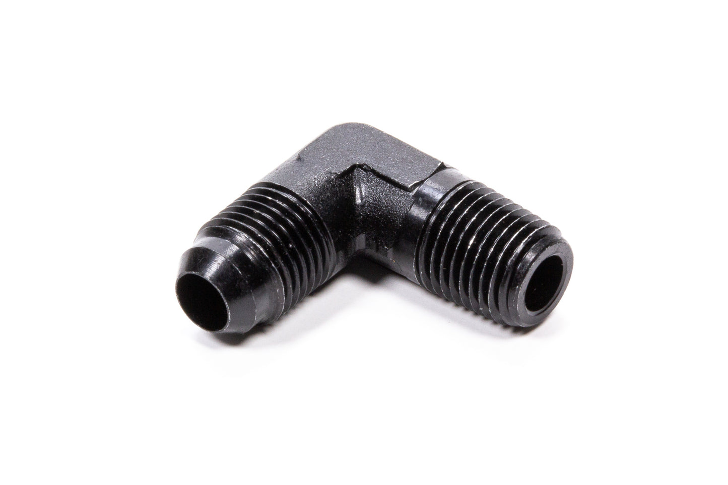 Fragola   90 Deg Adapter Fitting #4 x 1/8 MPT Black  FRG482204-BL