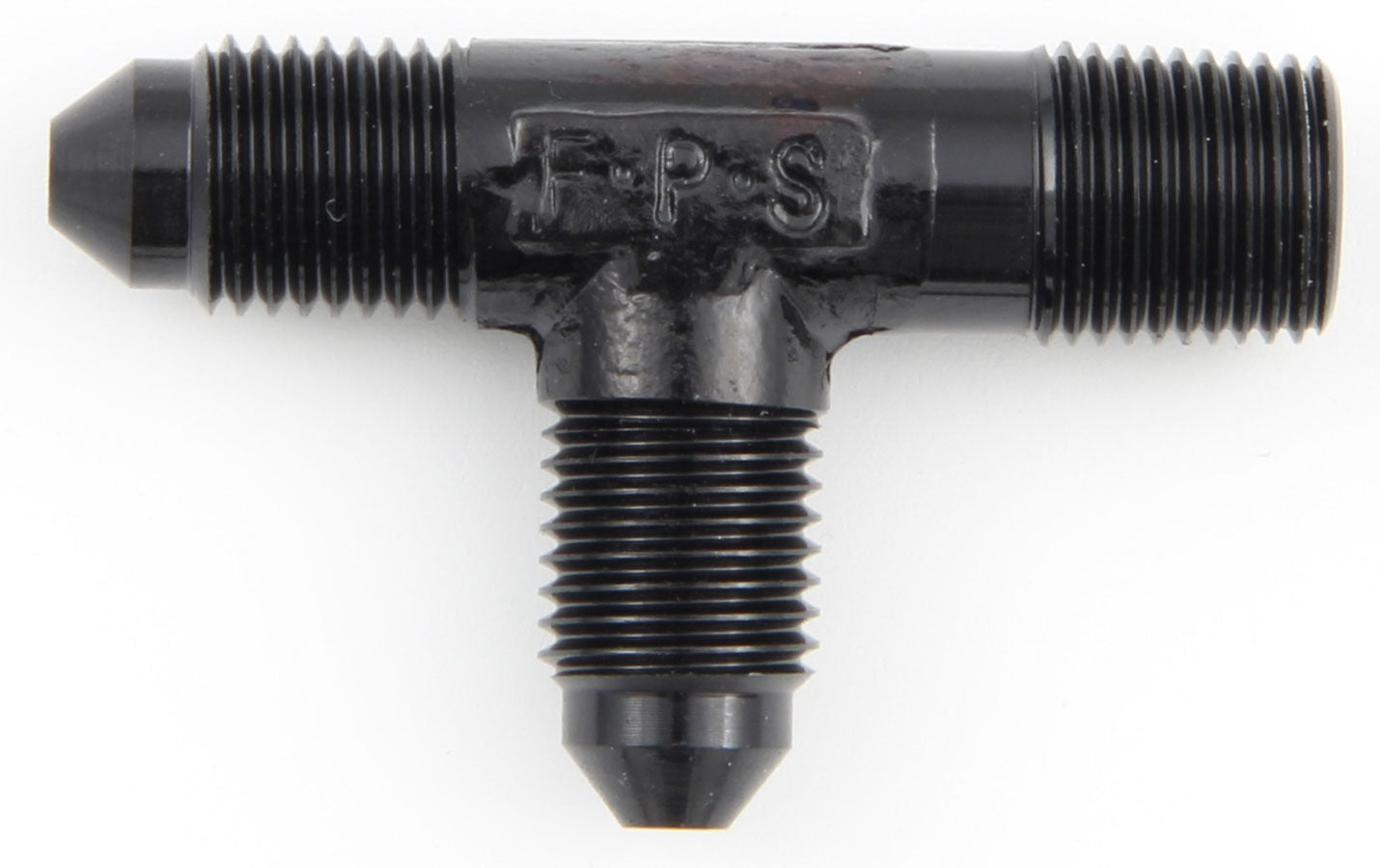 Fragola   #3 x 1/8 MPT Tee Fitting Black  FRG482603-BL