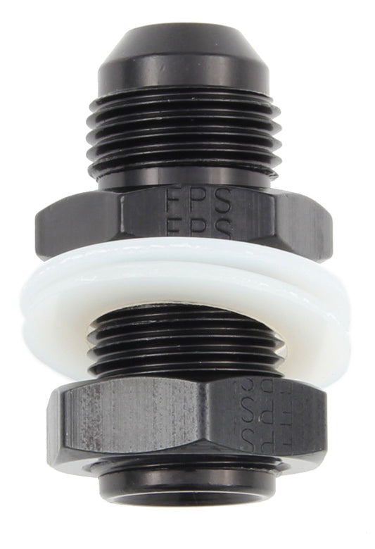 Fragola   #10 Fuel Cell Bulkhead Fitting Black  FRG483110-BL