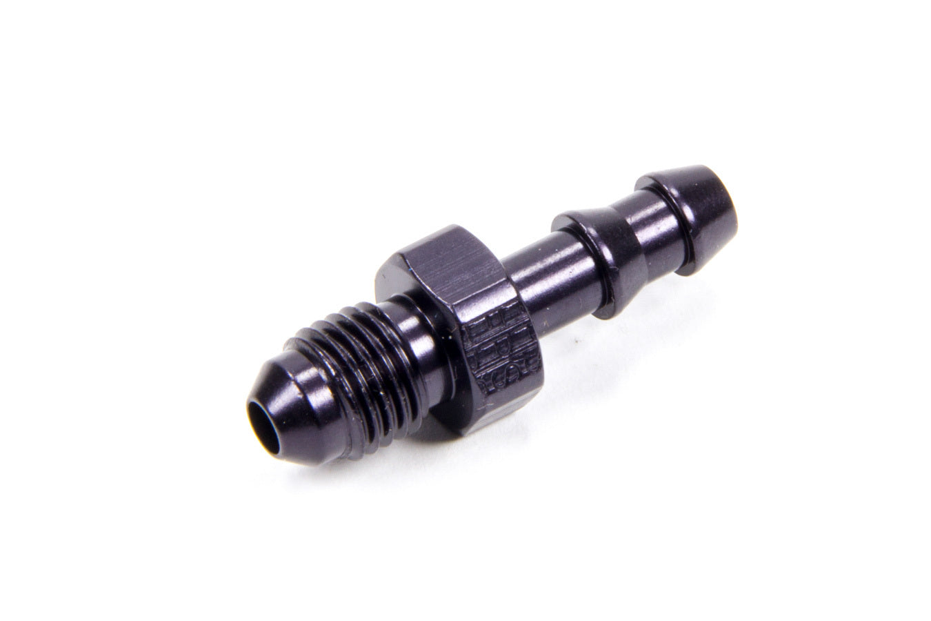 Fragola   #4 X 1/4 Hose Barb Fitting Black  FRG484104-BL