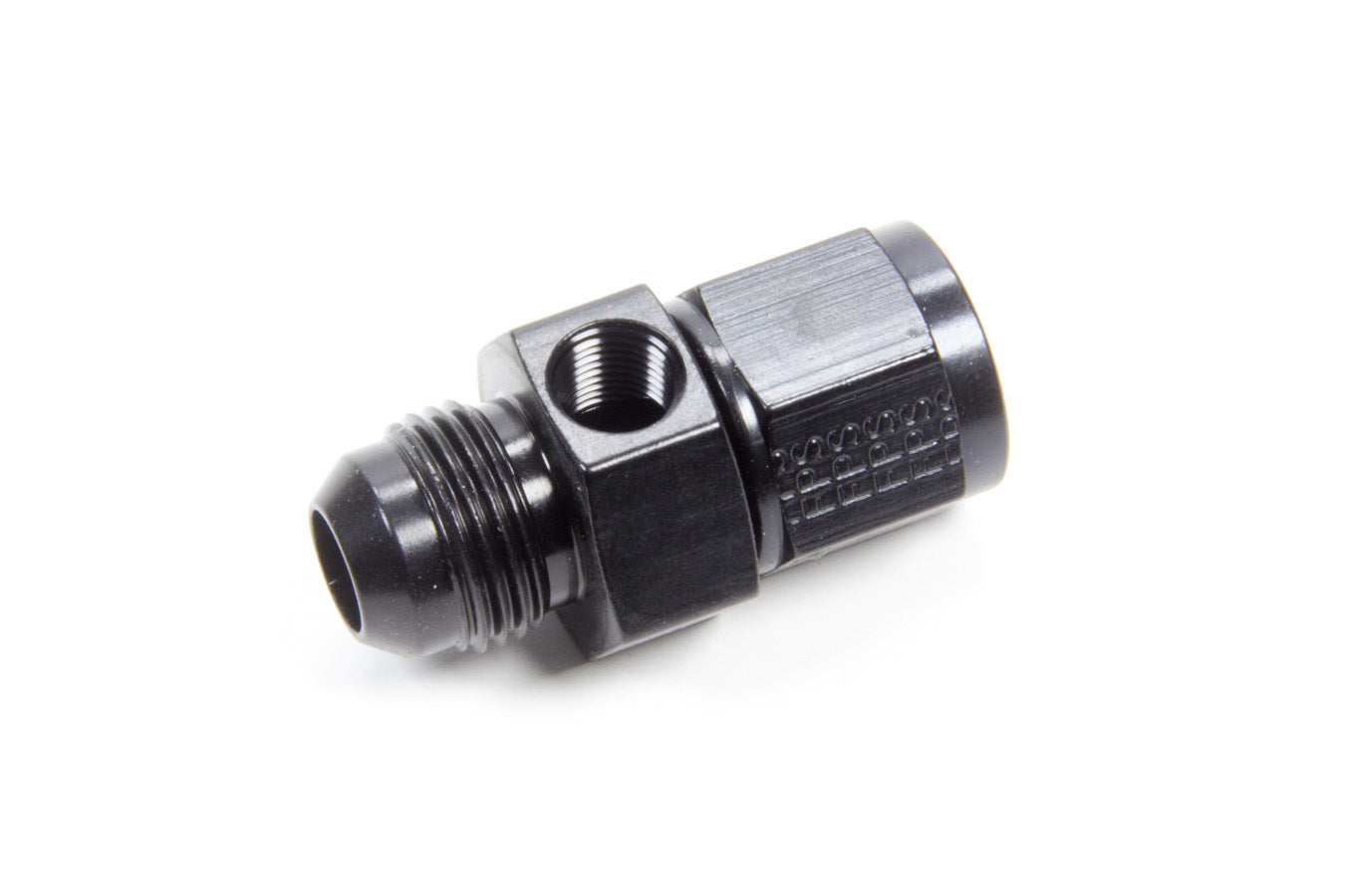 Fragola   Gauge Adapter Fitting #8 Male to #8 Female Black  FRG495006-BL