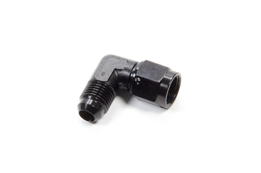 Fragola #6 Female Swivel to Male 90 Degree Fitting Black MPN FRG498103-BL