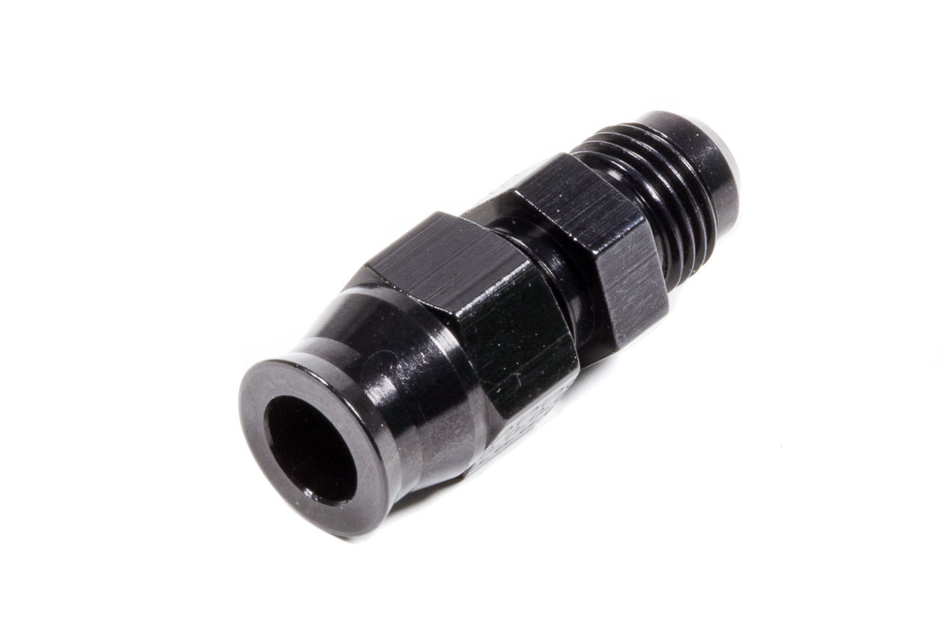 Fragola   6AN Male to 3/8in Tube Adapter Fitting  Black  FRG892006-BL