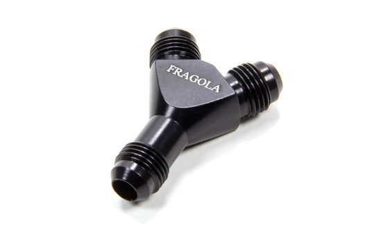 Fragola 6an Y-Male Fitting Black MPN FRG900606-BL