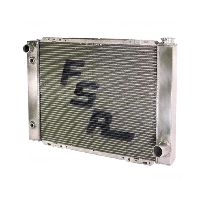 Fsr Racing   Radiator Chevy Double Pass 27.5in x 19in -16an  FSR2719D2-16