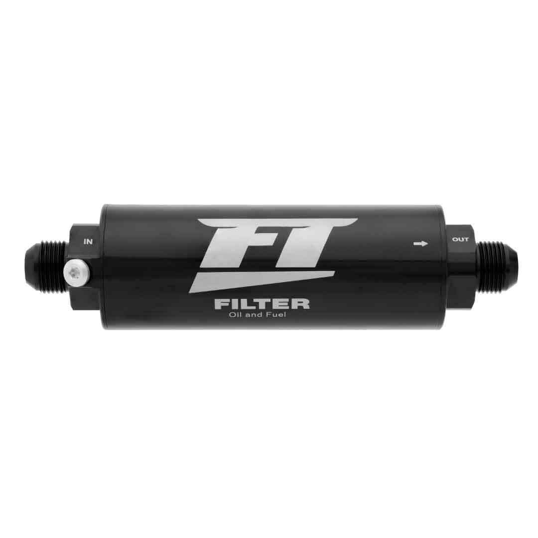 Fueltech Usa FT Fuel/Oil Filter 12an w/1/8npt port 60-Micron MPN FTH5012100573