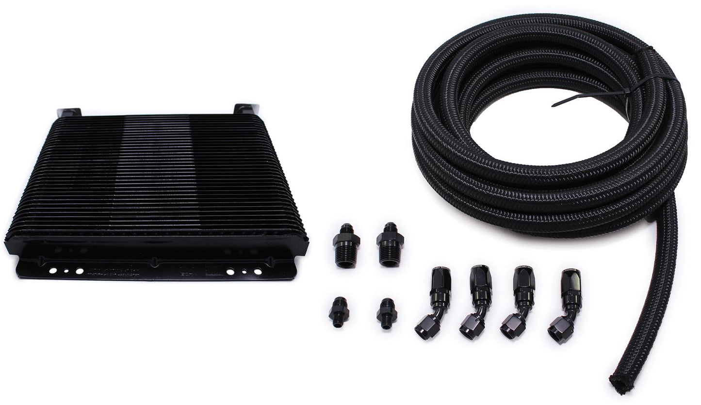 Fti Performance Transmission Cooler Kit Plate Type - Black MPN FTIF12003