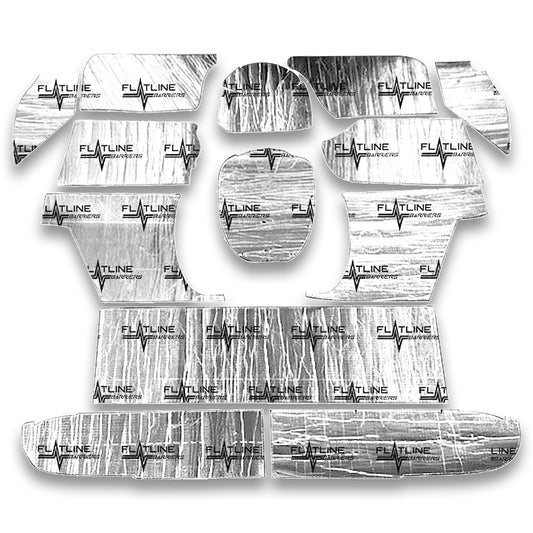 Flatline Barriers   55-59 GM Truck Low Tunne l Floor Insulation Kit  FTLTABT4033