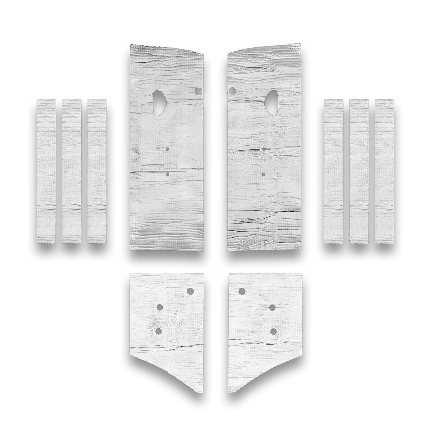 Flatline Barriers 62-67 Chevrolet Nova Door Insulation Kit MPN FTLTABX3004 For GM 1962-67