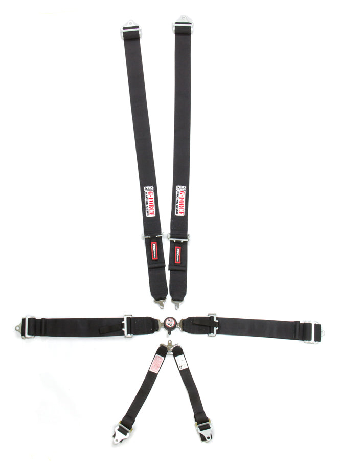 G-Force   Harness Camlock Black 6pt  GFR7001BK