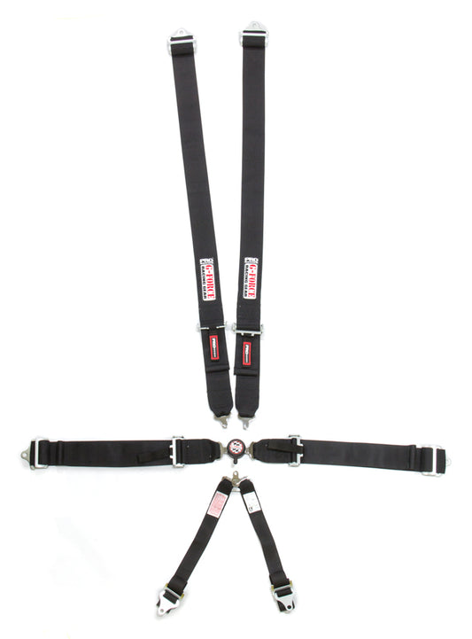 G-Force   Harness Camlock Black 6pt  GFR7001BK