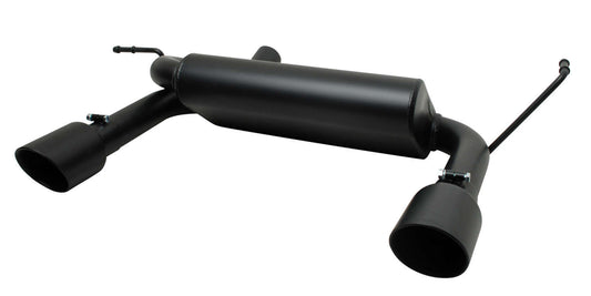 Gibson Exhaust Cat-Back Dual Split Exha ust System Black Ceramic MPN GIB17303-B For Jeep Wrangler JK, Ram 2007-17