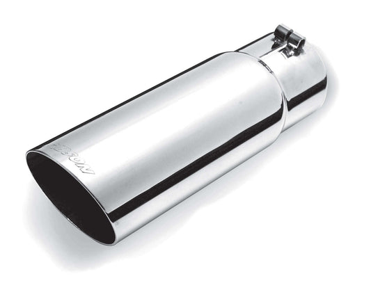 Gibson Exhaust   Stainless Single Wall An gle Exhaust Tip  GIB500554