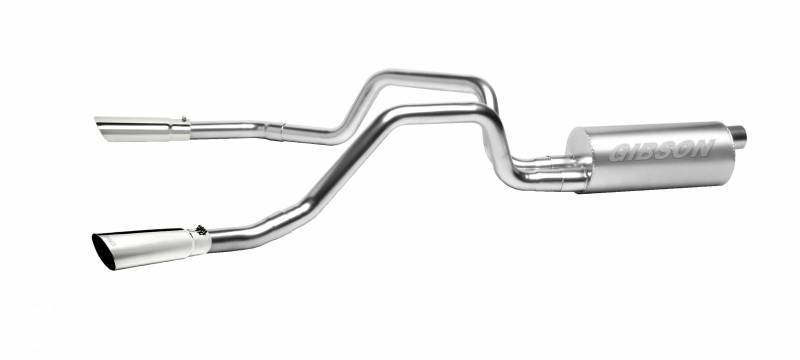 Gibson Exhaust   Cat-Back Dual Split Exha ust System  Stainless  GIB65502