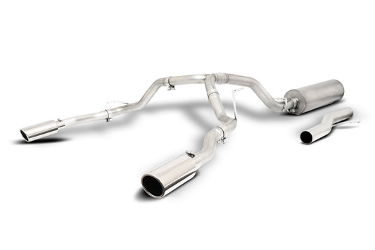 Gibson Exhaust   Cat-Back Dual Split Exha ust System Stainless  GIB65682