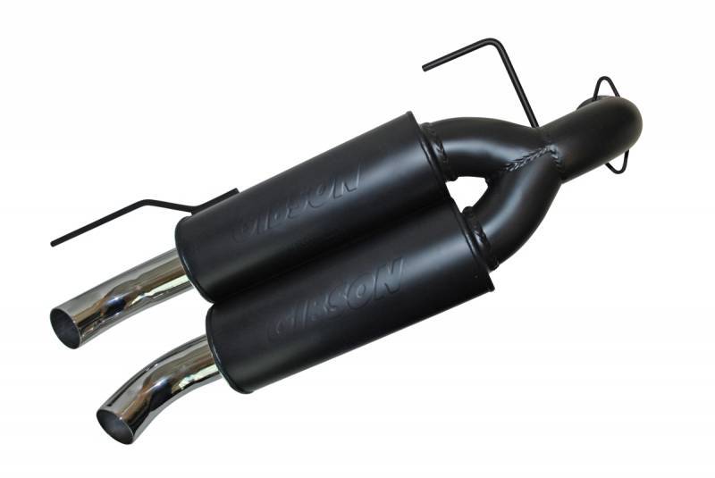 Gibson Exhaust   Polaris UTV Dual Exhaust Black Ceramic  GIB98014