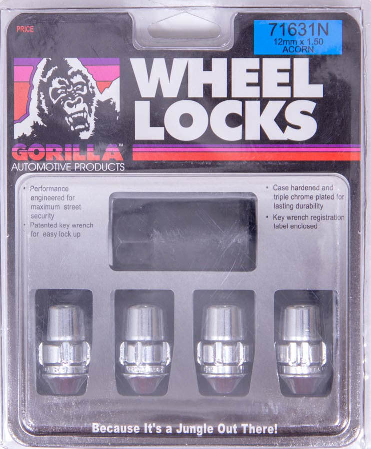 Gorilla   Wheel Lock 14MM x 1.50 Conical (4)  GOR71641N