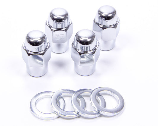 Gorilla   Lug Nuts 1/2in Standard Mag Chrome 4pk  GOR73187B