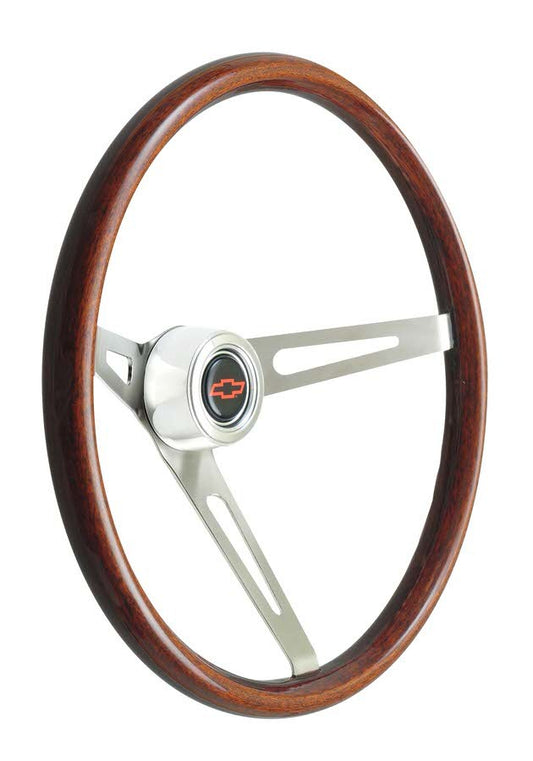 Gt Performance   Steering Wheel GT Retro Wood Dark Finish  GTP36-5459